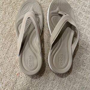 CROCS Women's Beige Comfort Sandals